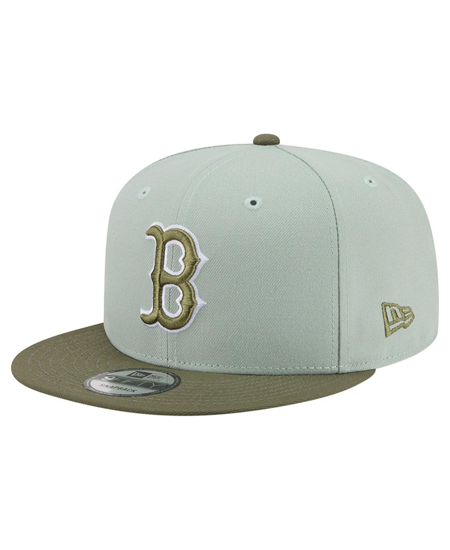 Мужские головные уборы New Era Light Green/Olive Boston Red Sox Color Pack 9FIFTY Snapback Hat — фото 1