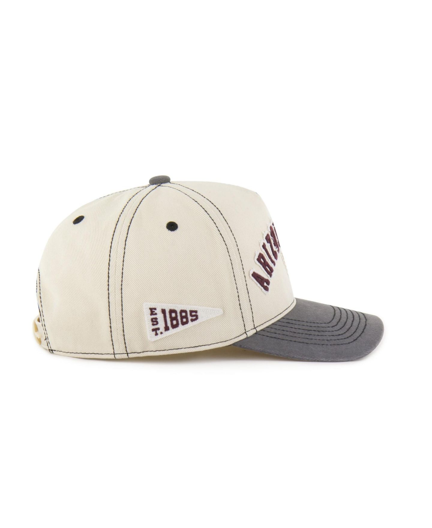 Кепка '47 Brand Tan/Black Arizona State Sun Devils Well-Worn Calderwood Hitch Adjustable Hat — фото 3