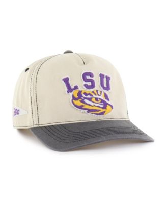 Men's and Women's '47 Tan/Black LSU Tigers Well-Worn Calderwood Hitch Adjustable Hat