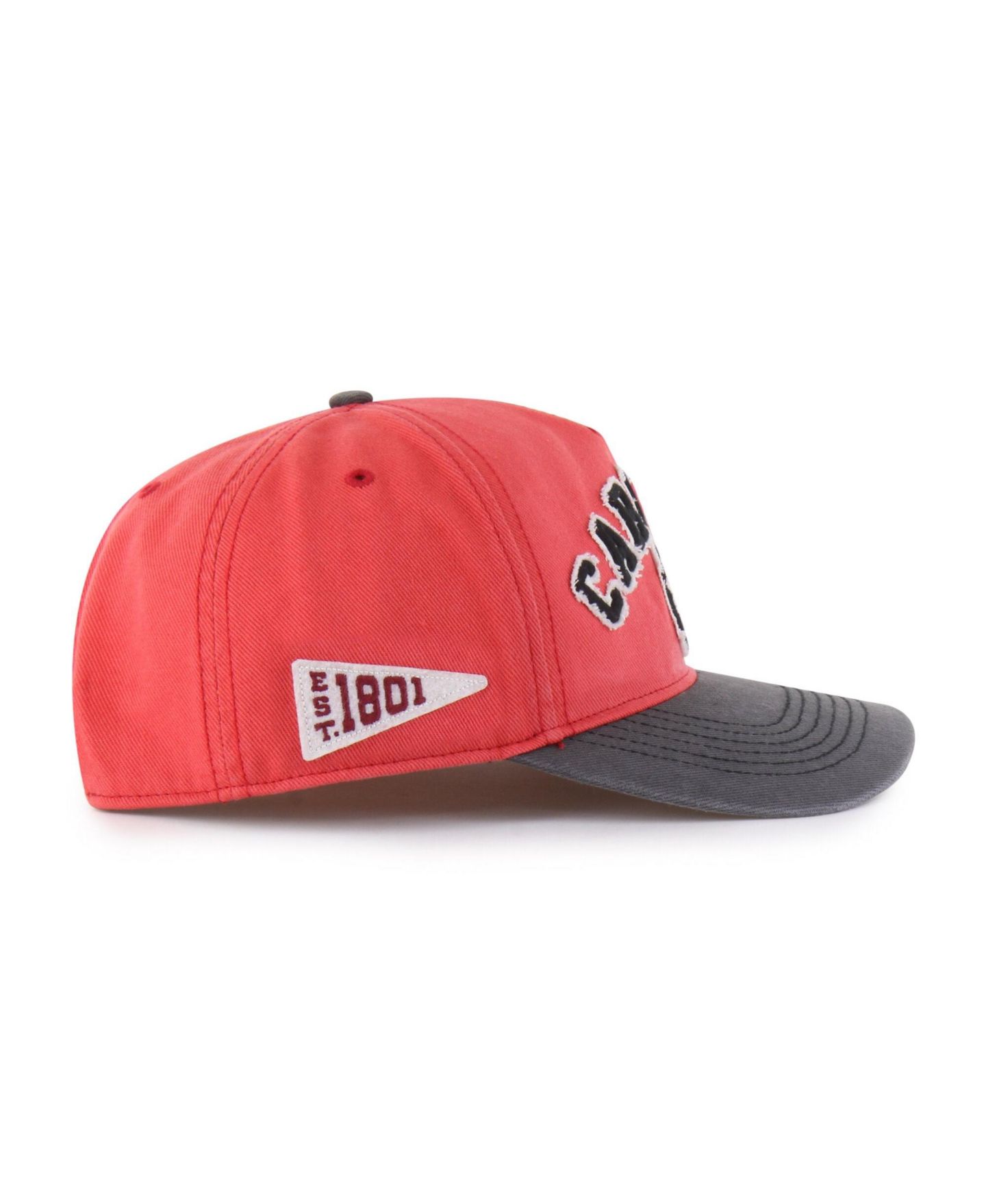 Кепка '47 Brand Red/Black South Carolina Gamecocks Well-Worn Calderwood Hitch Adjustable Hat — фото 3