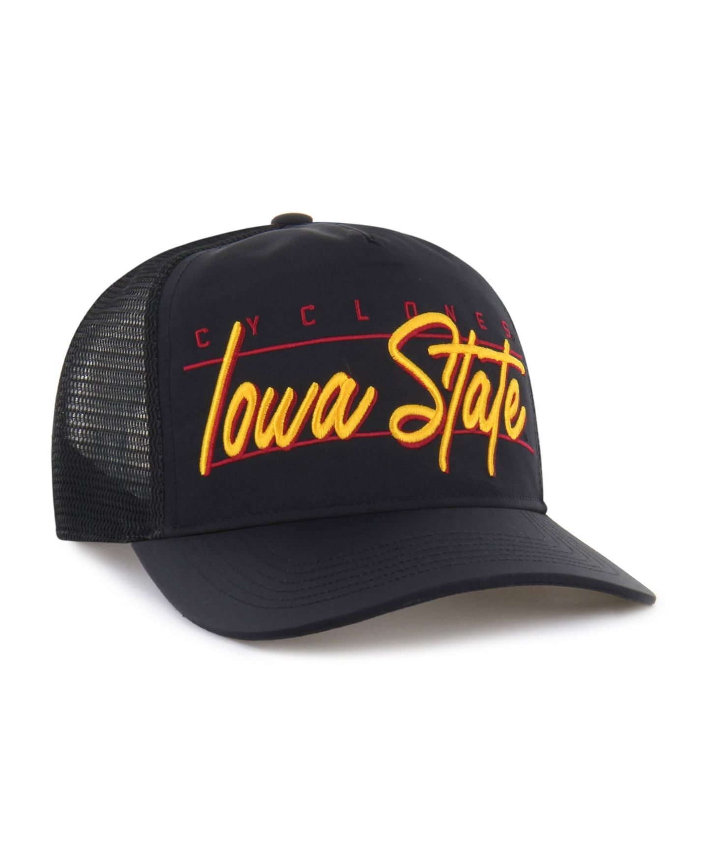 Кепка '47 Brand Black Iowa State Cyclones Brrr Condor Mesh Hitch Adjustable Hat — фото 2
