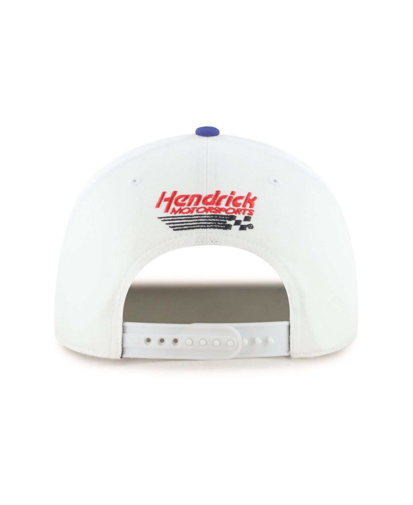 Мужская кепка '47 Brand White/Yellow Chase Elliott Flame Hitch Adjustable Hat — фото 3