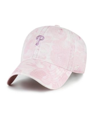 Women's '47 Pink Philadelphia Phillies Gardenia Clean Up Adjustable Hat