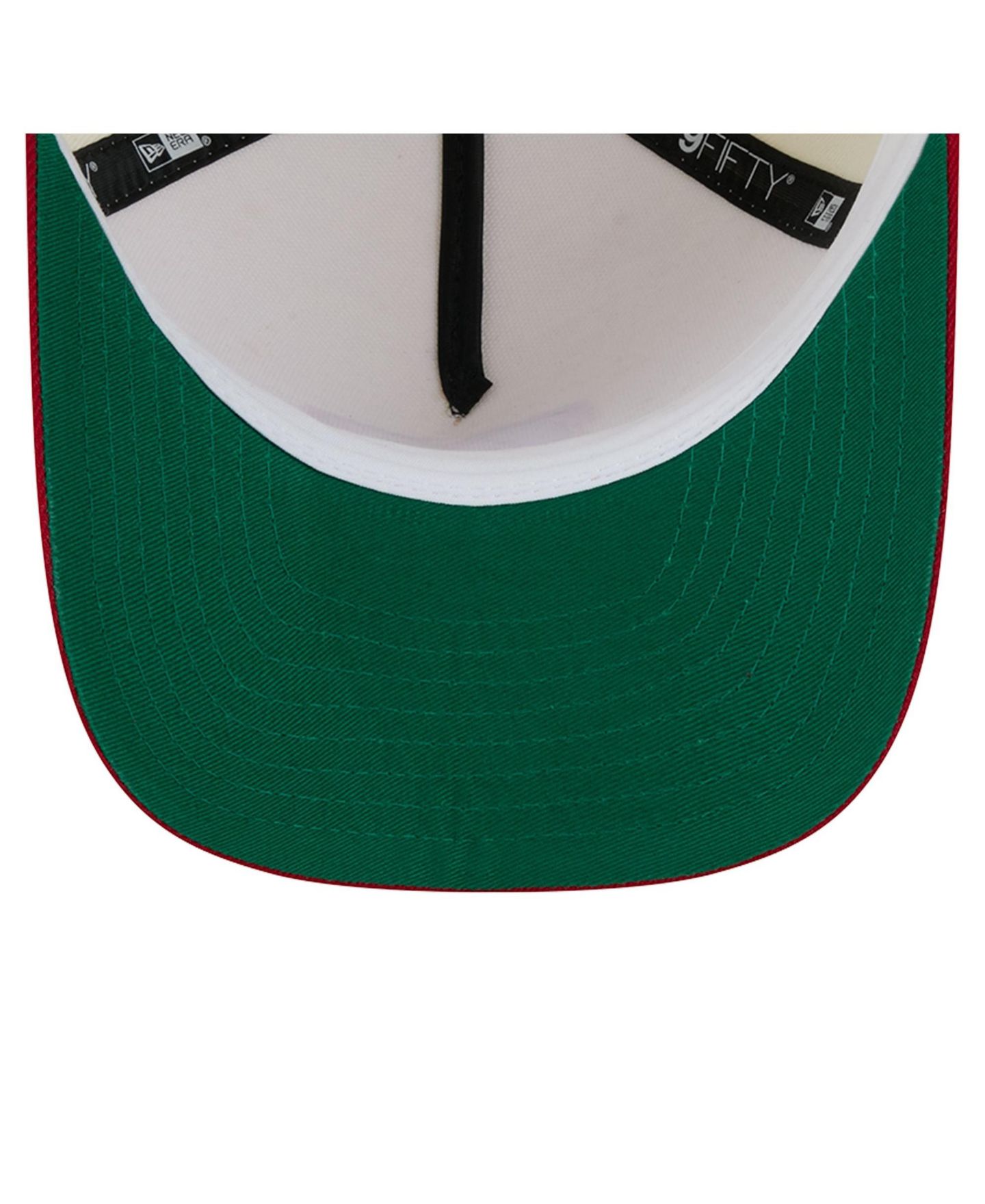 Кепка New Era White/Scarlet Nebraska Huskers A-Frame 9FIFTY Snapback Hat — фото 5