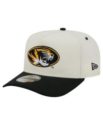 Men's and Women's White/Black Missouri Tigers A-Frame 9FIFTY Snapback Hat