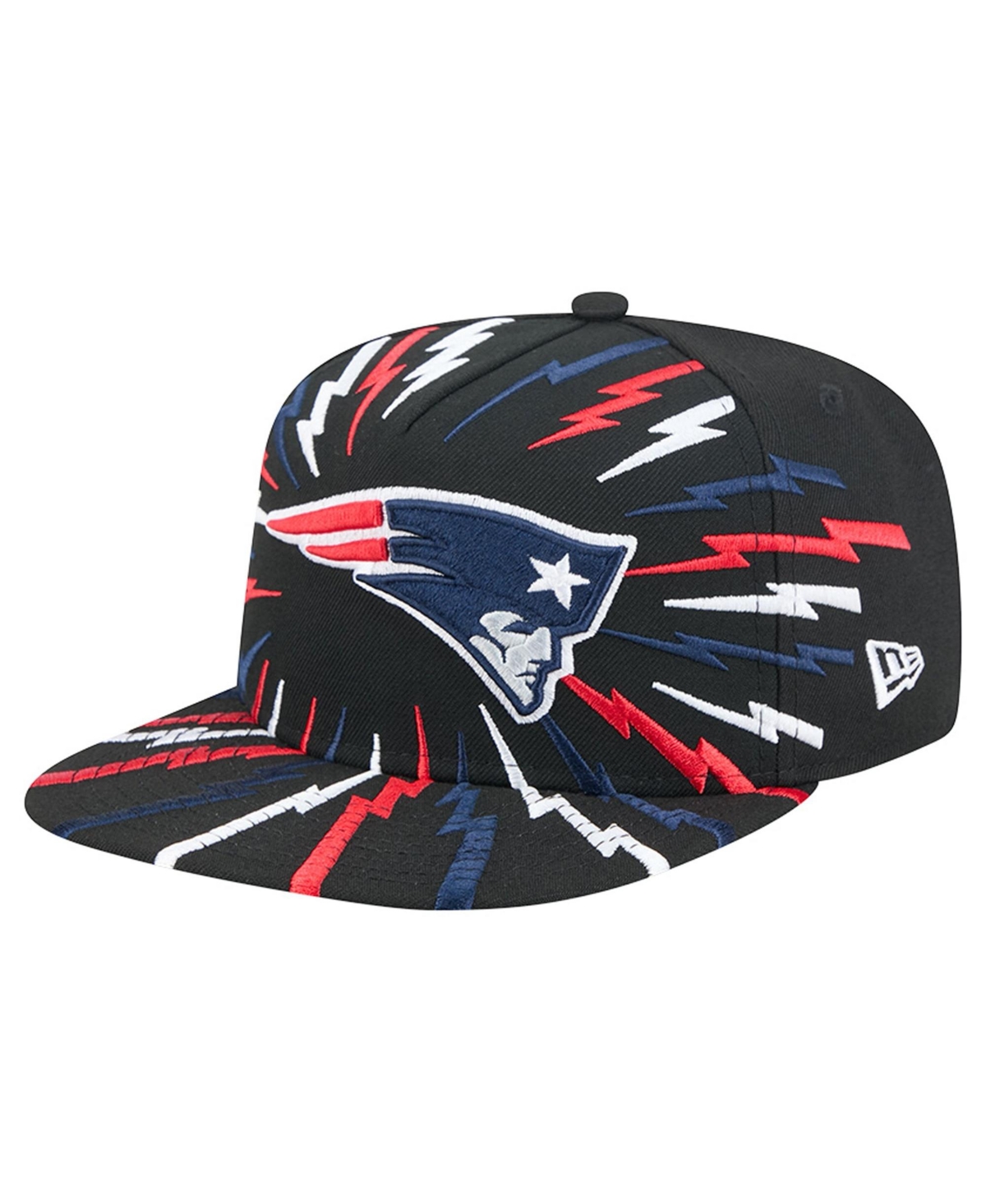 New Era Men's New England Patriots Bolt A-Frame 9FIFTY Snapback Baseball Cap