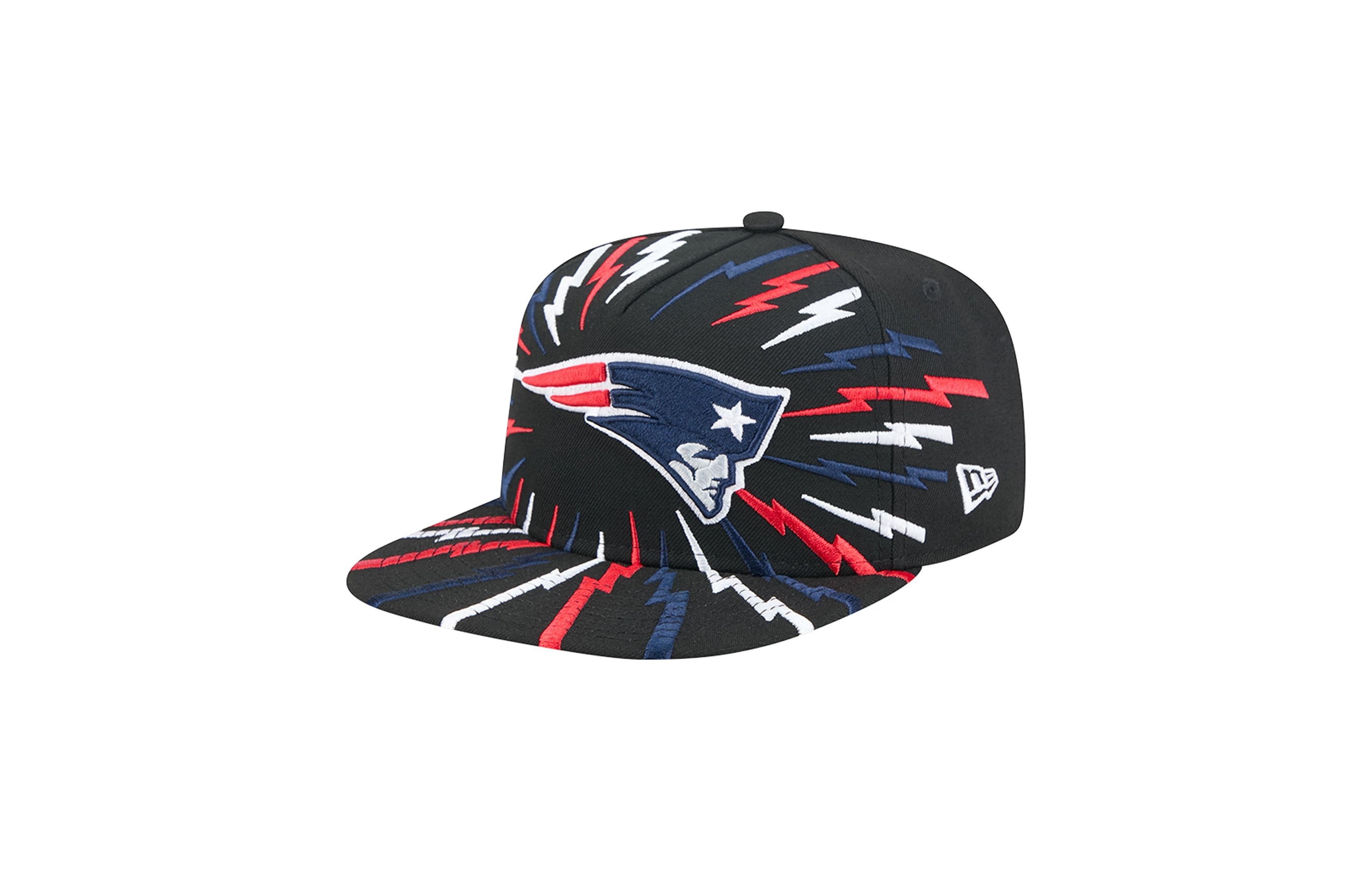 New Era Men's New England Patriots Bolt A-Frame 9FIFTY Snapback Baseball Cap