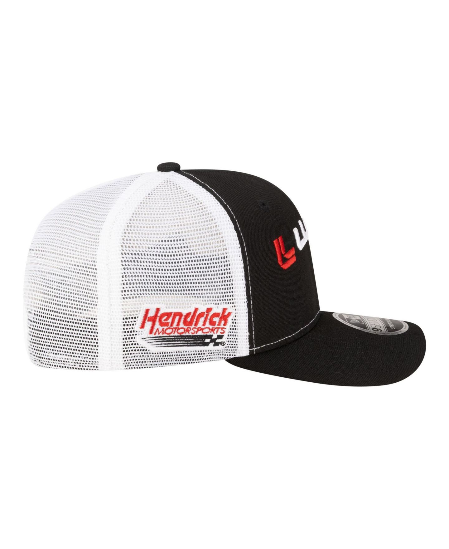 Мужская кепка New Era Black/White Chase Elliott 2026 Lumar 9SEVENTY Adjustable Trucker Hat — фото 7