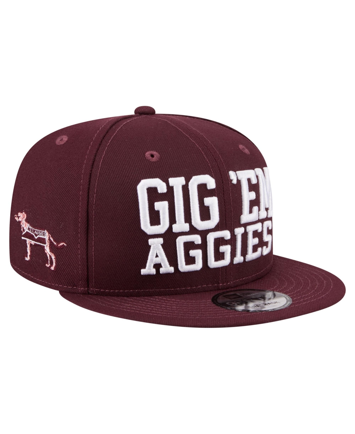 New Era Men's Texas A&M Aggies 9FIFTY Go Team Snapback Structured Baseball Cap