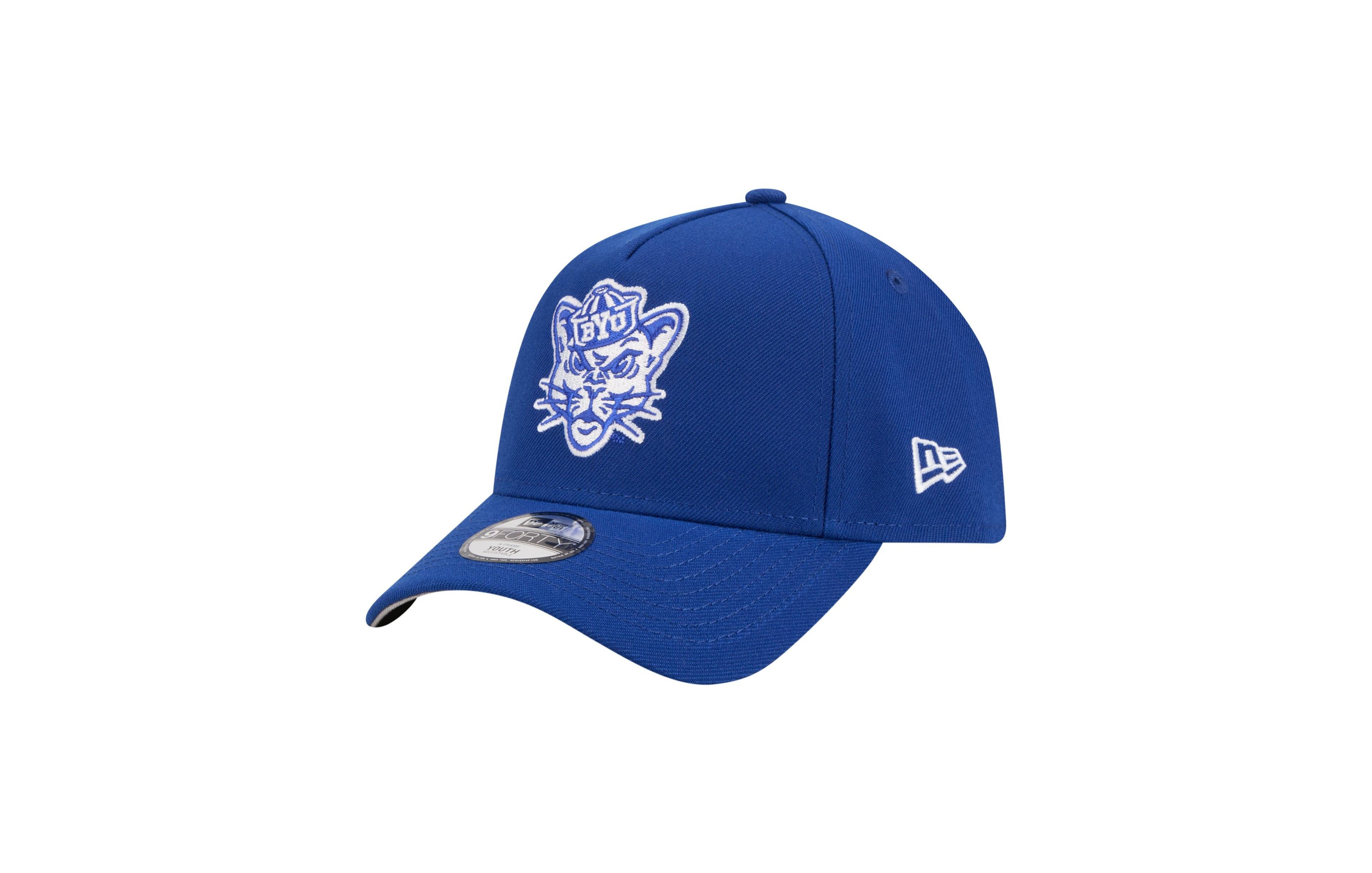 New Era Big Boys and Girls Byu Cougars 9FORTY A-Frame Adjustable Baseball Cap