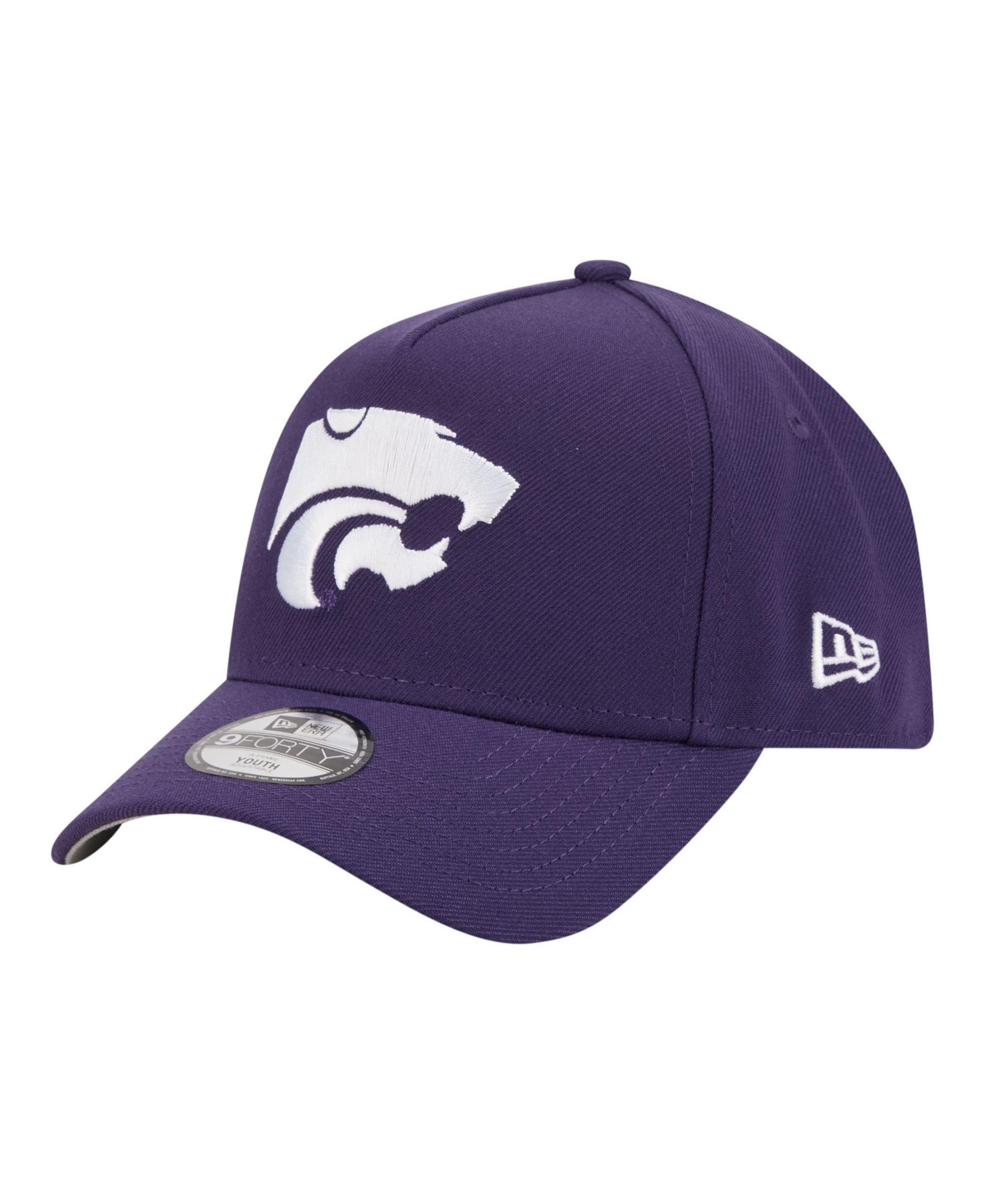 New Era Kids' Big Boys' And Girls' Kansas State Wildcats 9forty A-frame Adjustable Cap In Purple