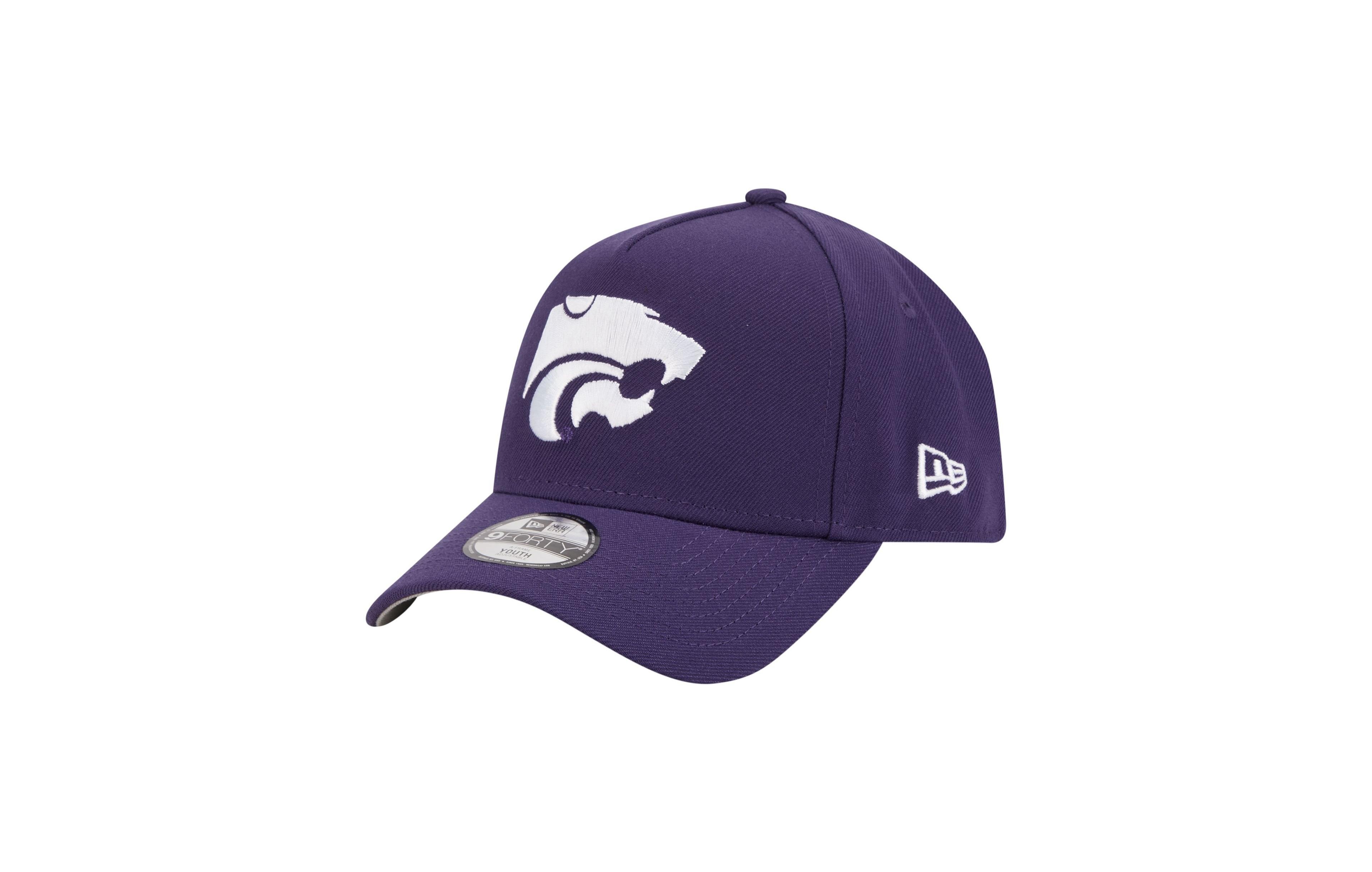 New Era Big Boys' and Girls' Kansas State Wildcats 9FORTY A-Frame Adjustable Cap