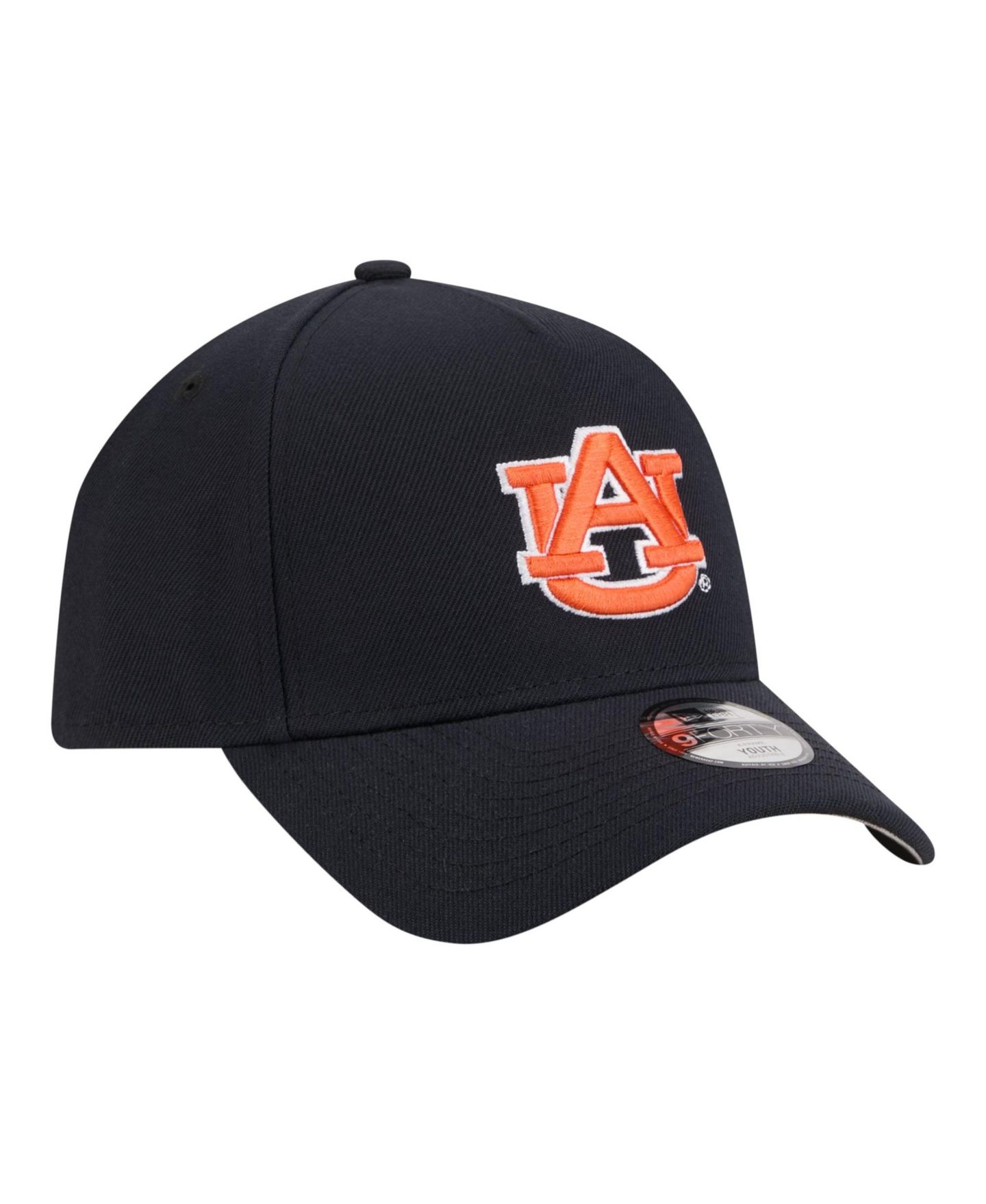 Детские кепки New Era Kids' Auburn Tigers 9FORTY A-Frame Embroidered Logo — фото 3