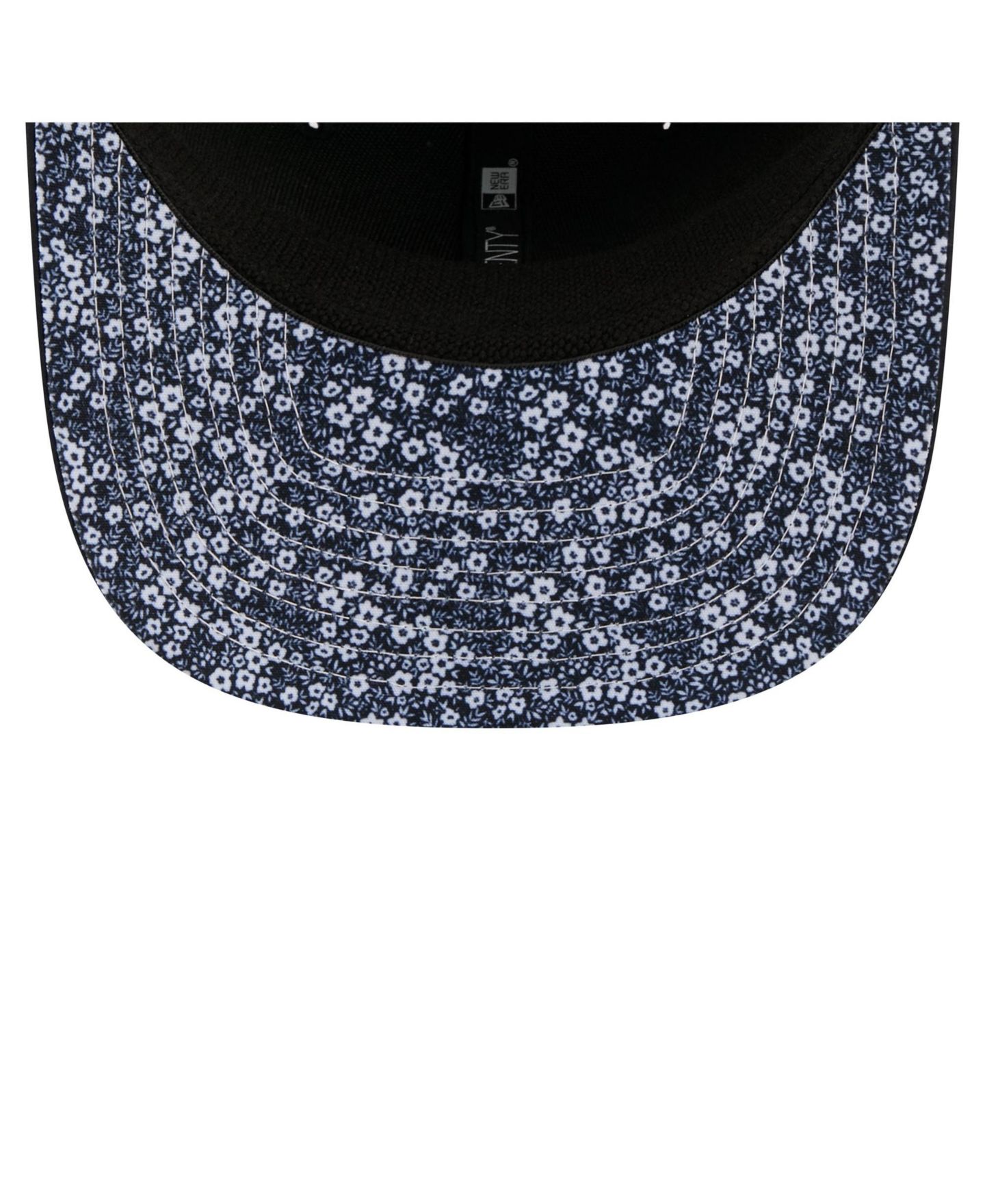 Мужская кепка New Era Navy Atlanta Braves Floral Patch 9SEVENTY Adjustable Hat — фото 5