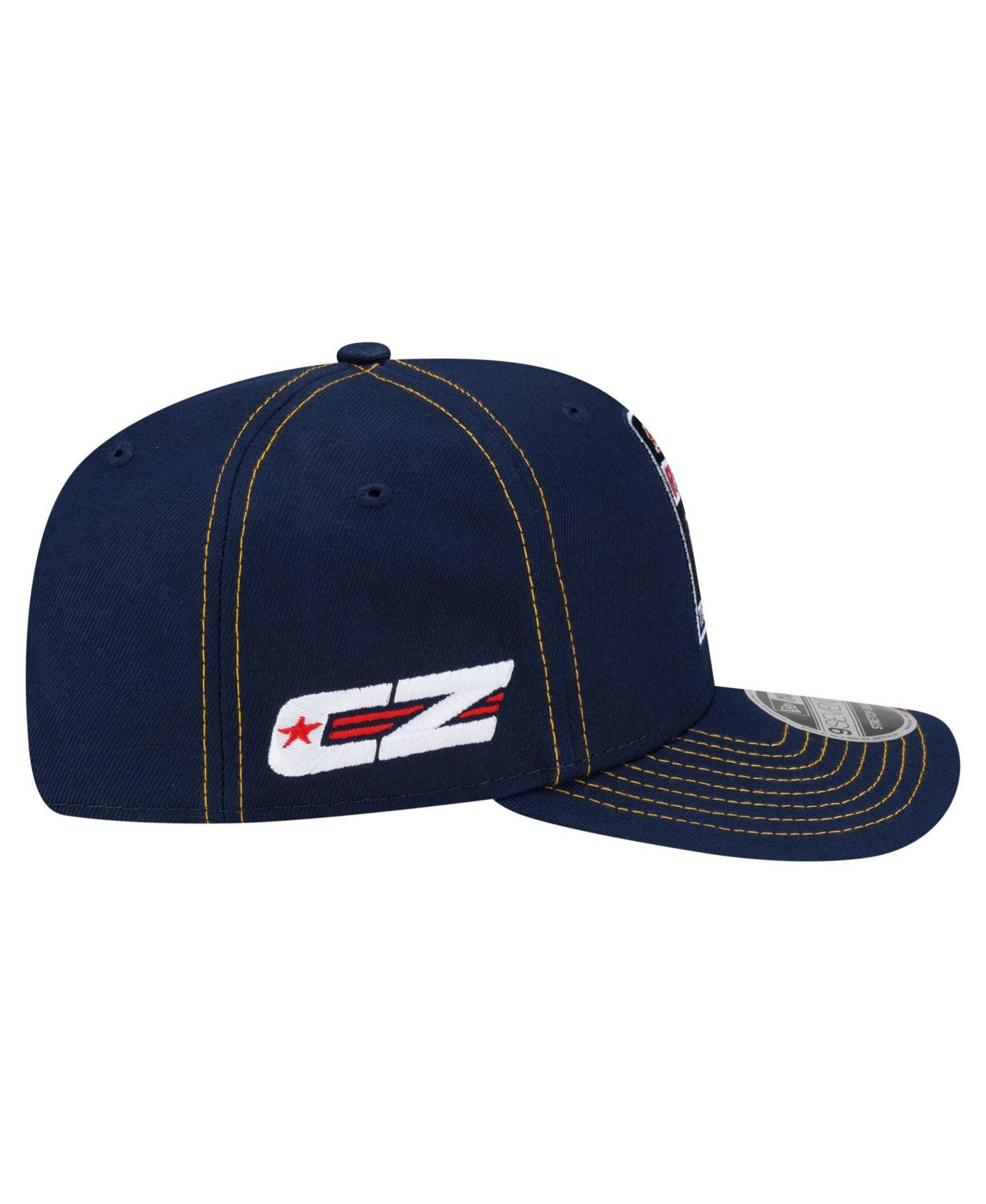 Мужская кепка New Era Navy Connor Zilisch Trackhouse Driver Firesuit 9SEVENTY Adjustable Hat — фото 6