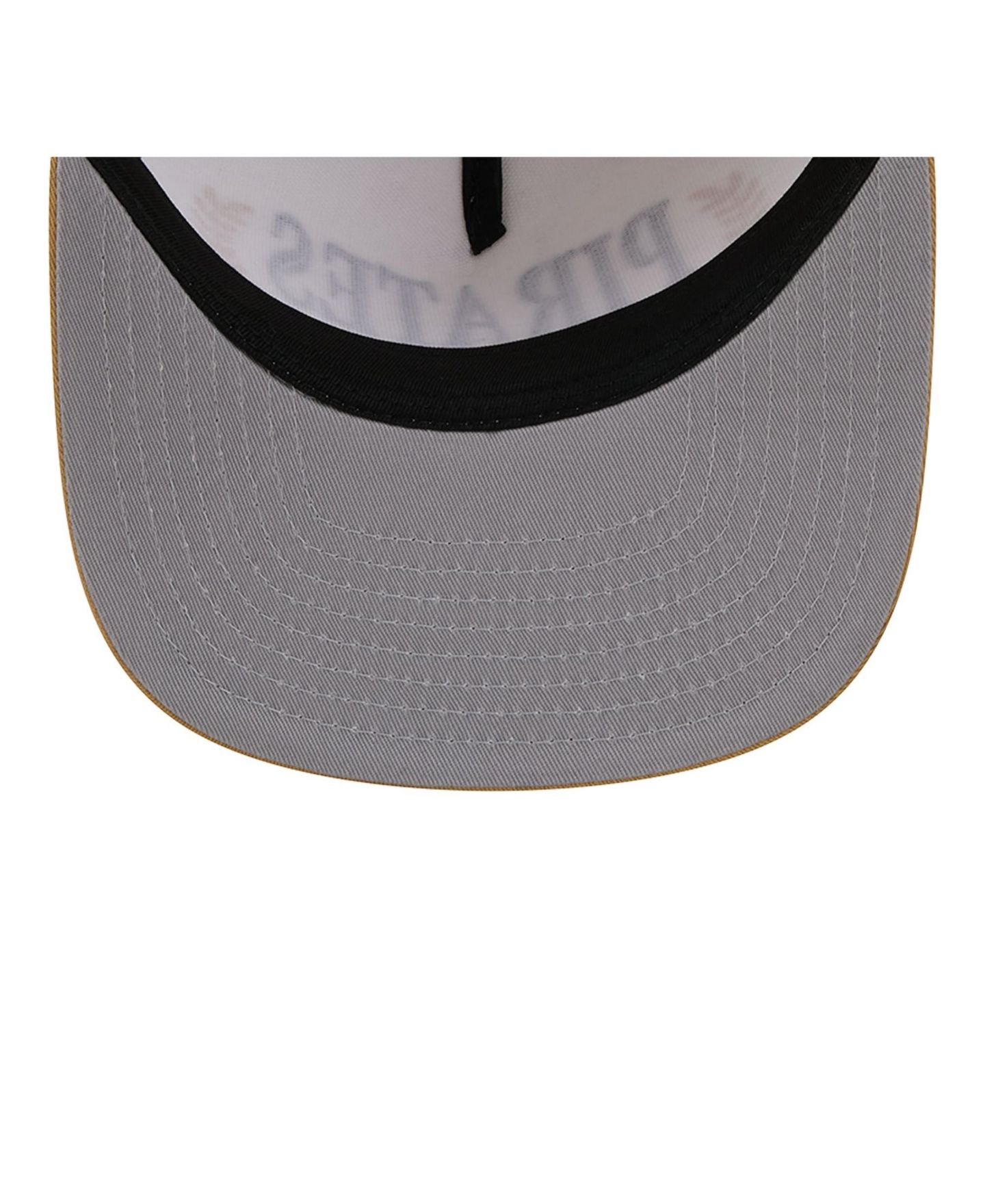 Мужская кепка New Era Cream Pittsburgh Pirates Club 9FIFTY A-Frame Snapback Hat — фото 5