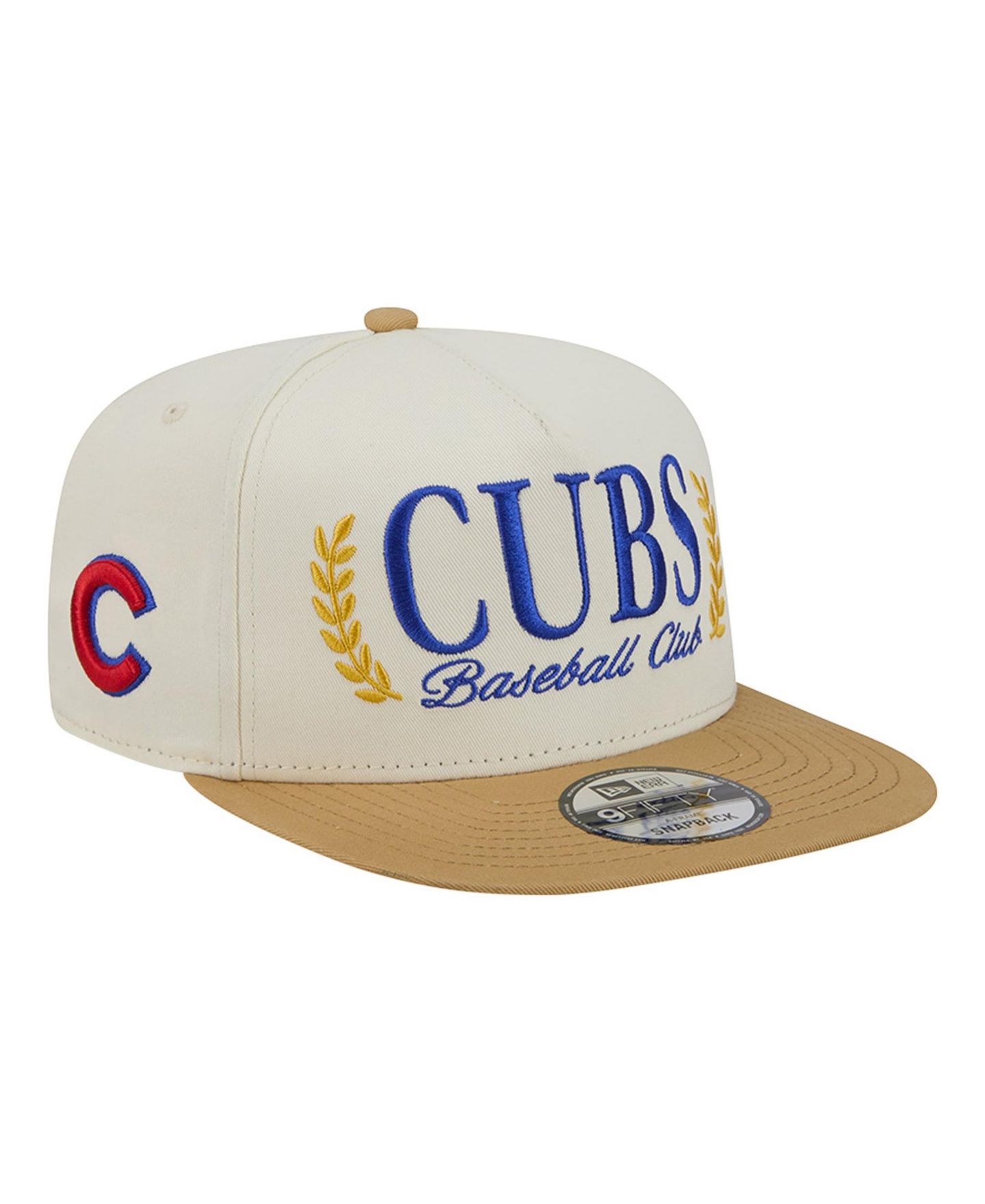 Мужская кепка New Era Cream Chicago Cubs Club 9FIFTY A-Frame Snapback Hat — фото 1