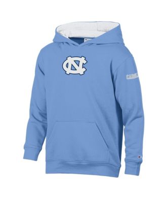 Big Boys and Girls  Carolina Blue North Carolina Tar Heels Fleece Hoodie
