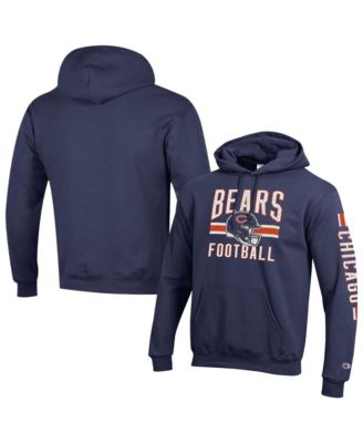 Men's Navy Chicago Bears Power blend Hoodie