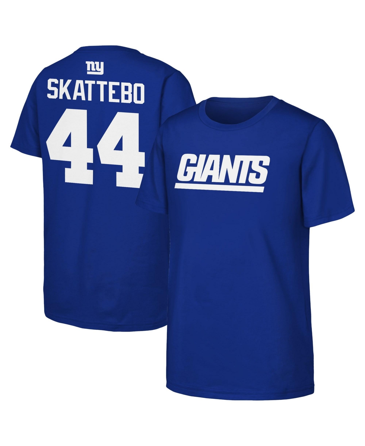 Outerstuff Kids' Boys' And Girls' Cam Skattebo Jersey-style Graphics T-shirt In Blue
