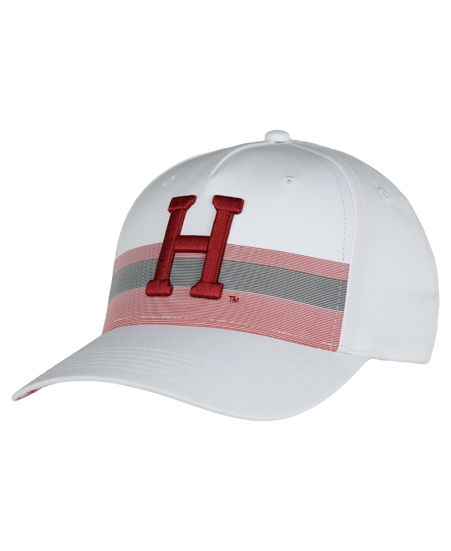 Кепка Ahead White Harvard Crimson The Sideline Adjustable Hat — фото 3