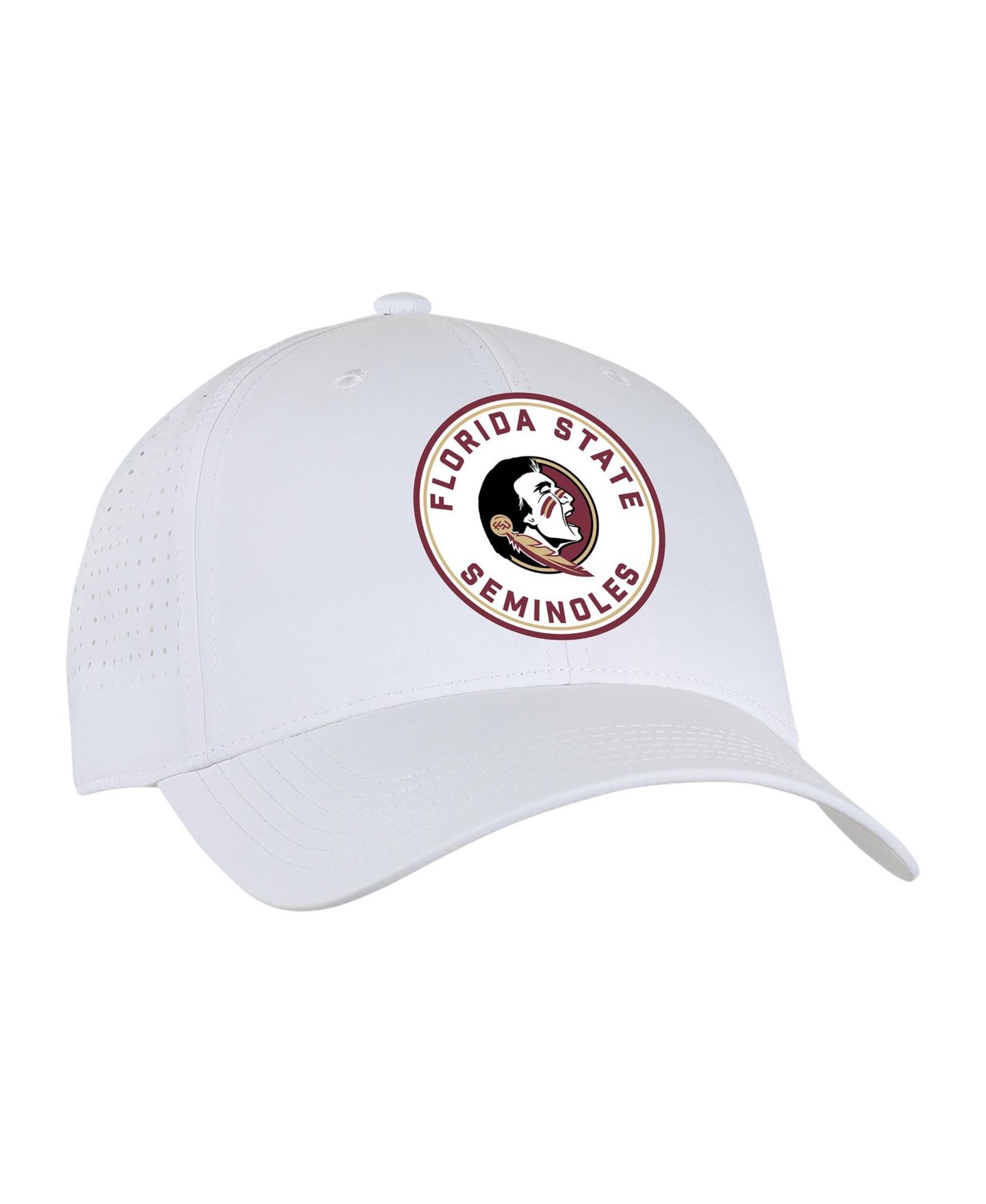 Кепка Ahead White Florida State Seminoles Brezo Adjustable Hat — фото 1