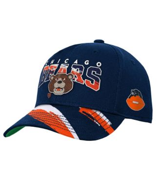 Big Boys and Girls Navy Chicago Bears Big Head Pro Crown Snapback Hat