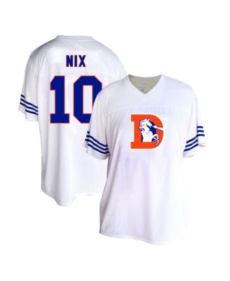 Women's Bo Nix White Denver Broncos Plus Size Fashion Jersey