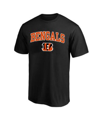 Men's Black Cincinnati Bengals Big Tall Arch Logo T-Shirt