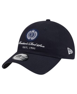 Women's Navy Boston Red Sox Script Patch Casual Classic Adjustable Hat