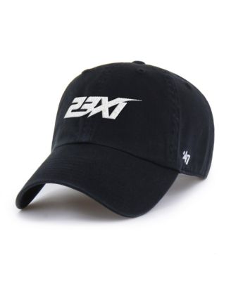 Men's '47 Black 23XI Racing Clean Up Adjustable Hat