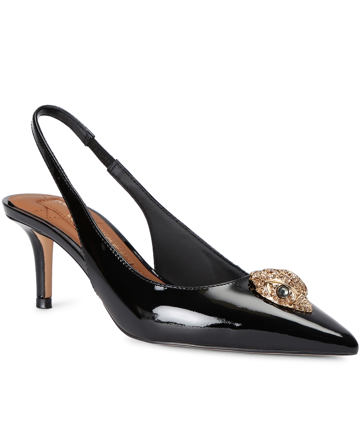 Kurt Geiger London Women's Belgravia Pointed Toe Slingback Pumps - Black