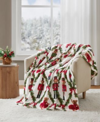 Cozy Plush Printed Throw, 50" x 70"