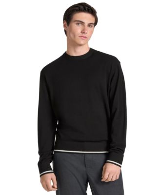 Men's Hendon Long-Sleeve Regular-Fit Crewneck Sweater