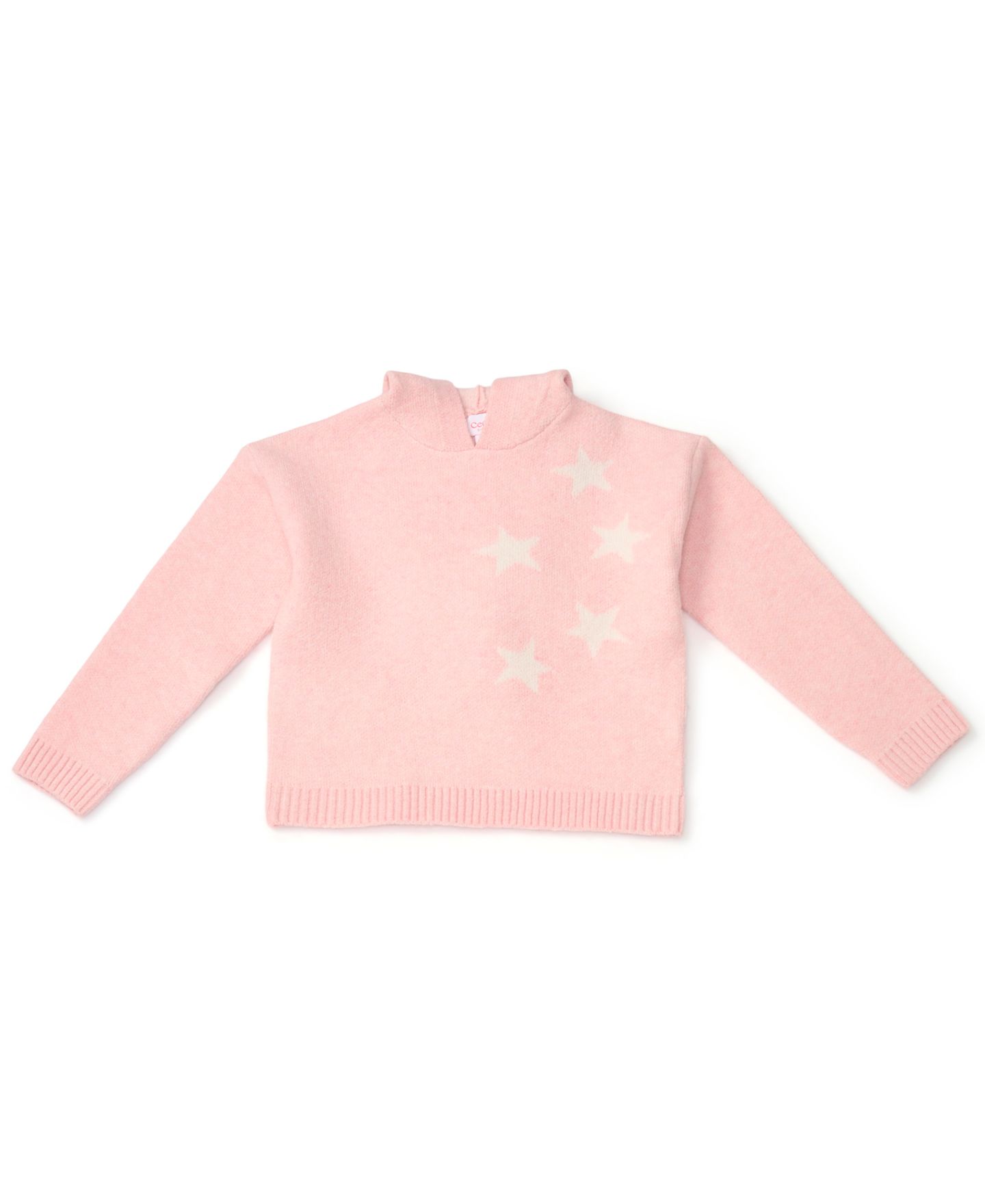Худи CeCe Star-Print Long-Sleeve для девочек, цвет: Светлый розовый — фото 5
