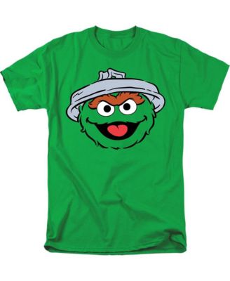 Men's Oscar The Grouch Full Face Graphic Classic-Fit T-Shirt