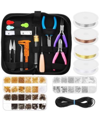 Piece Jewelry Making Supplies Kit With Tools Wire And Findings