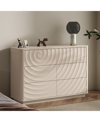 6 Drawer Modern Dresser