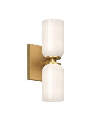 Nola 12-in 2 Lights Damp-Rated Wall Sconce