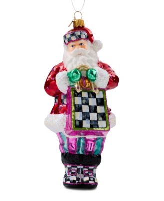 Shopper Santa Ornament