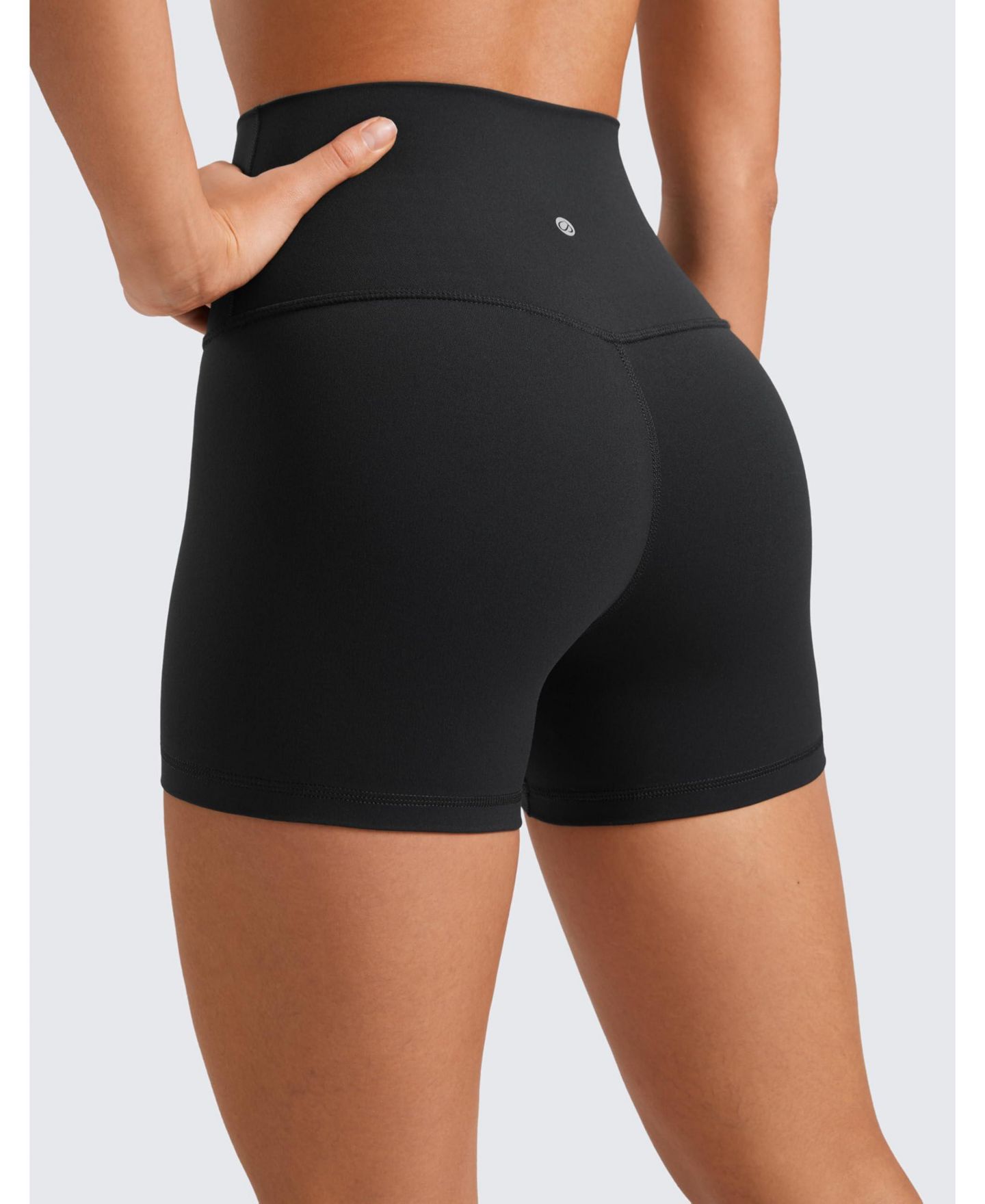 Женские шорты Furlihong Butterluxe High-Rise Yoga Shorts, 4" Inseam, цвет: Чёрный средний — фото 2