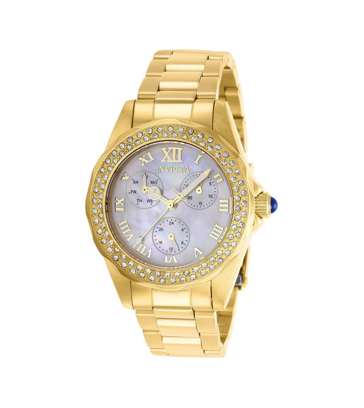 Invicta Women's 28438 Angel Quartz 3 Hand Dial Watch