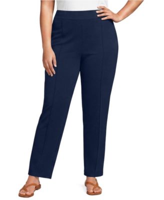 Plus Size Starfish High-Rise Pull-On Pleated Pants