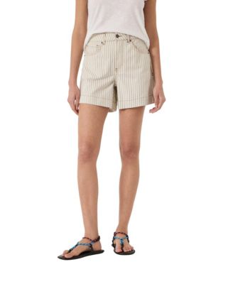 Women's Essential Stripe Denim Stretch Shorts