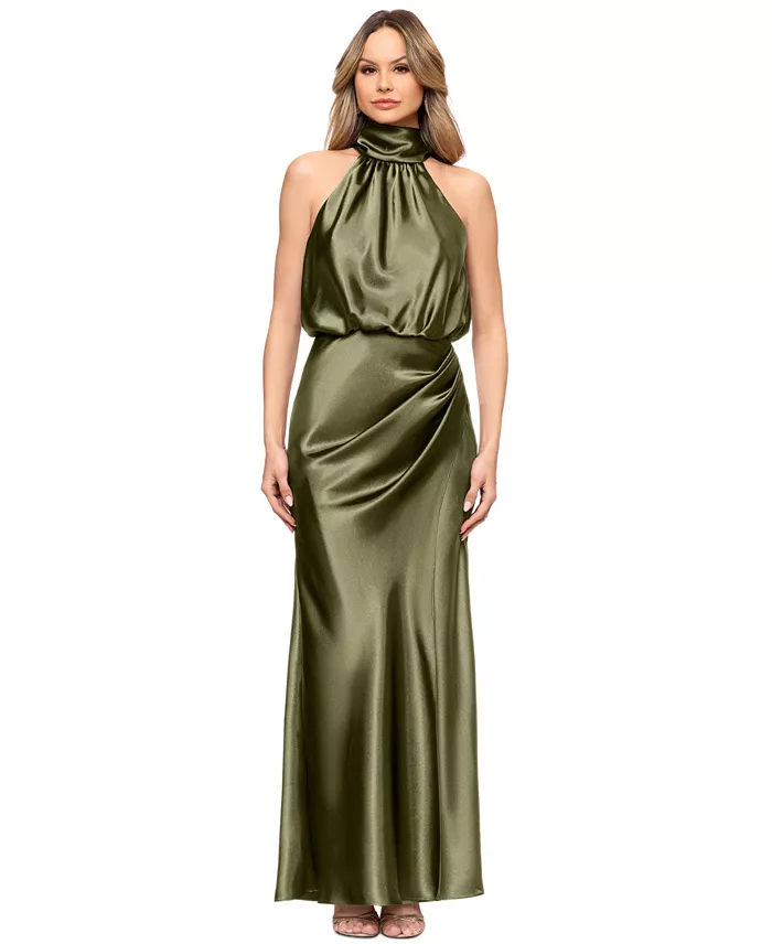 Petite Halter Neck Gown