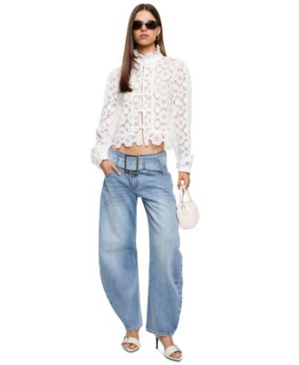 Women's Dynasty Low-Rise Barrel Jeans