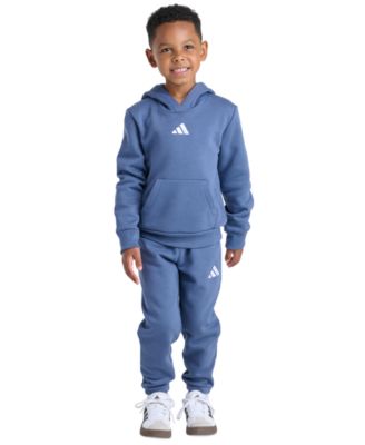 Boys' 2T-7 Essential Long Sleeve Hoodie and Jogger Pants, 2-Piece Set