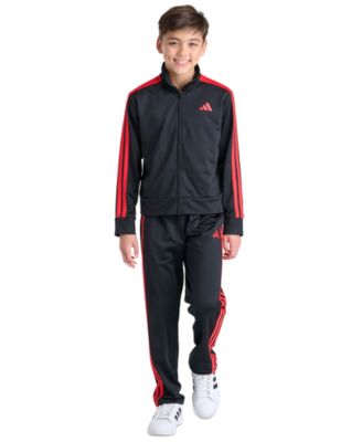 Boys' 8-20 Full-Zip Mock-Neck Straight-Leg Jacket and Pants, 2-Piece Set