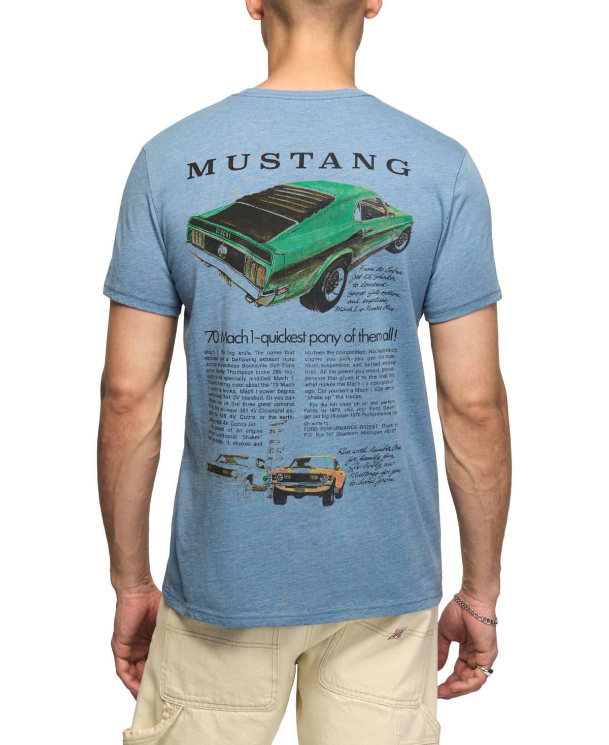 Lucky Brand Men's Mustang Vintage-Graphic T-Shirt