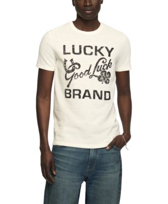 Men's Good Luck Graphic Regular-Fit T-Shirt